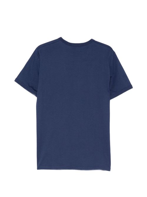 T-shirt uomo Fred Perry oceano con mini logo e bordi a contrasto FRED PERRY | M3519215